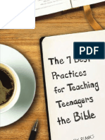 7 Best Practices For Teaching Teenagers The Bible