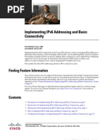 Implementing Ipv6 Addressing and Basic Connectivity: Finding Feature Information