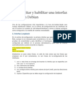 Deshabilitar y Habilitar Una Interfaz de Red en Debian