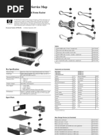 Illustrated Parts Service Map - HP Compaq Dc7800 Small Form Factor Business PC