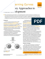 Participatory Approaches To Rural Development