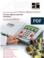 Consistency in Colour Measurement: Lovibond PFX195