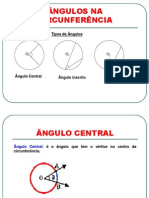 Ângulos Na Circunferência