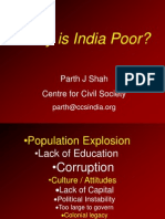 Why Is India Poor