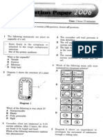 SPM 4551 2006 Biology k1 Berjawapan