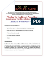 Hechizos de Amor Efectivos - Amarres Caseros