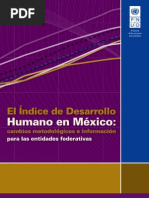 Informe de La ONU Sobre Índice de Desarrollo Humano en México