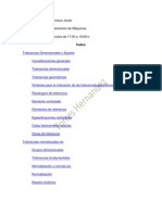 Tolerancias Dimensionales y Ajustes