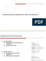 Combinational Logic Implementation: Multi-Level Networks