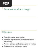 Features of NSE