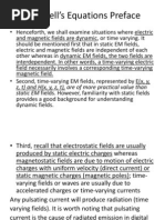 Maxwell's Equations Lecture 1-3