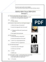 Pediatrics Mini Osce - C