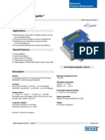 Air2Guide Air Flow Meter TES A2G 25 Data Sheet