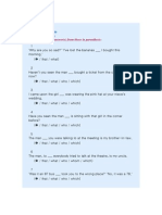 Relative Pronouns: (Intermediate Level)