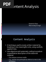 Content Analysis