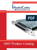 Audio Codes Product Catalog