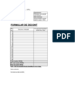 Formular Decont