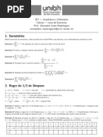 UniBH Exercicios Calculo