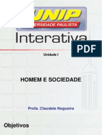 Homem e Sociedade Unidade I Slides