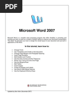 Ms Office 2007