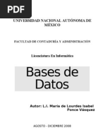 Bases de Datos Unidad 2