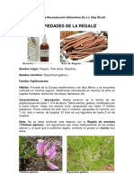 Informe de Investigación Del Regaliz (Glycyrrhyza Glabra L.)