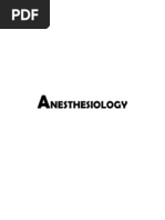 Anesthesiology Lectures - Edited