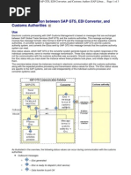 Communication GTS EDI-Converter Authorities