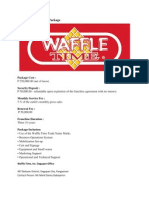 Waffle Time Franchise Package