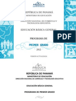 Programa de 1º de Panama