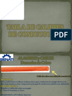 Tabla de Calibres de Conduct Ores