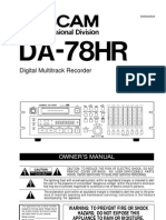 DA 78HR Manual