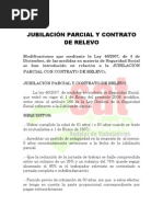 JubilaciÓn Parcial y Contrato de Relevo