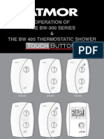 Electric Shower 196025 BW300 405 Manual Eng Rv14