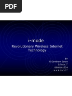 I-Mode: Revolutionary Wireless Internet Technology