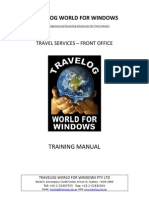 Travel Services Manual