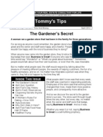 Tommy's Tips: The Gardener's Secret