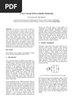 A New Concept of Power Quality Monitoring: Abstract