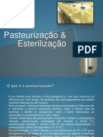 Pasteurização e Esterilização