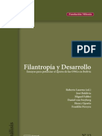 Analisis No. 13 Filantropía y Desarollo PDF