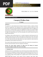 Concept of Welfare State: VSRD-IJBMR, Vol. 1 (8), 2011, 514-524