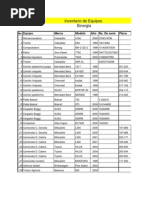 Inventario de Equipos