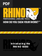 RHINO 6000 Online RHINO Academy Training EU