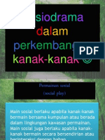 Sosiodrama Dalam Perkembangan Kanak-Kanak