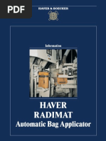 Automatic Bag Applicator: Haver Radimat