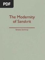 The Modernity of Sanskrit