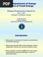 Hydrogen Production From Natural Gas