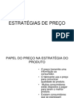 Estratégia de Preço