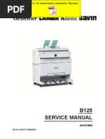 RICOH Aficio-240W Service Manual Pages