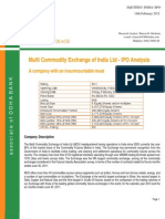 MCX-IPO Analysis 18.02